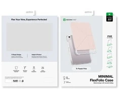 Dėklas iPad Air M3 11 colių pastelinės rožinės spalvos AmazingThing