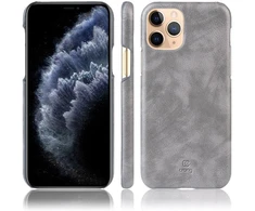 Crong Essential Cover - PU Leather dėklas skirtas Apple iPhone 11 Pro Gray