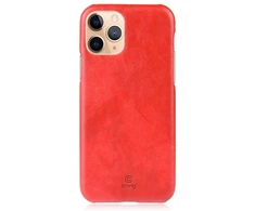 Crong Essential Cover - PU Leather dėklas skirtas Apple iPhone 11 Pro Raudona