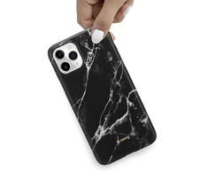Crong Marble dėklas – dėklas skirtas Apple iPhone 11 Pro Juodas