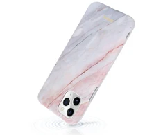 Crong Marble dėklas – dėklas skirtas Apple iPhone 11 Pro Rožinė