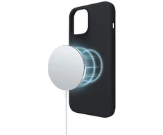 Crong Color Cover Magnetic dėklas skirtas Apple iPhone 13 Pro Max Juodas