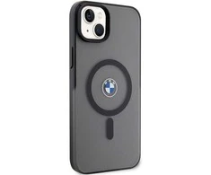 Dėklas iPhone 14 Plus / 15 Plus magnetinis juodas BMW