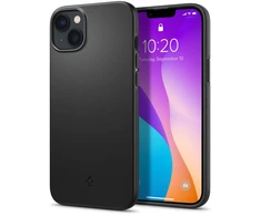 Dėklas iPhone 14 Plus, juodas, Spigen Thin Fit