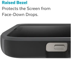 Speck CandyShell Pro + MagSafe - dėklas skirtas Apple iPhone 14 Plus su MICROBAN coating Juodas / Slate Pilkas