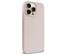 Crong Color Cover Liquid Silicone dėklas skirtas Apple iPhone 14 Pro Max Sand Rožinė