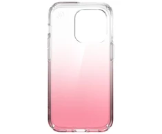 Speck Presidio Perfect-Clear + Ombre - dėklas skirtas Apple iPhone 14 Pro with MICROBAN coating Clear / Vintage Rose Fade