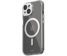 Moshi iGlaze MagSafe - dėklas skirtas Apple iPhone 15 Luna Sidabrinis