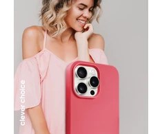 Crong Color Cover Magnetic - dėklas skirtas Apple iPhone 15 Pro Max MagSafe Rožinė