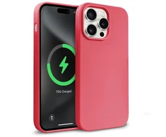 Crong Color Cover Magnetic - dėklas skirtas Apple iPhone 15 Pro MagSafe Rožinė