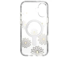 Speck Presidio Lux ClickLock &amp; MagSafe - dėklas skirtas Apple iPhone 16 Plus Sunshine Daisies / Clear / Gold