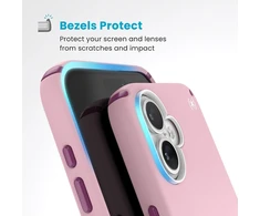 Dėklas Speck Presidio2 Pro ClickLock &amp; MagSafe do iPhone 16 Plus rožinė