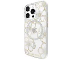 Case-Mate Floral Gems MagSafe - dėklas skirtas Apple iPhone 16 Pro Gold