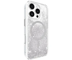 Case-Mate Waterfall MagSafe - dėklas skirtas Apple iPhone 16 Pro Sidabrinis