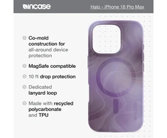 Incase Halo dėklas MagSafe - dėklas Apple iPhone 16 Pro Max Tidal Ocean