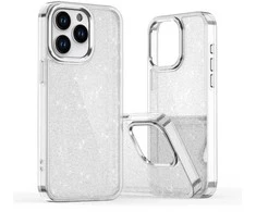dėklas iPhone 16 Pro Max modeliui - skaidrus su blizgučiais