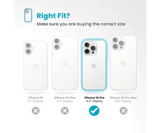 Dėklas Speck „Presidio2 Pro ClickLock“ ir „MagSafe“, skirti „iPhone 16 Pro“, smėlio spalvos