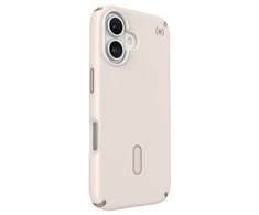 Dėklas Speck „Presidio2 Pro ClickLock“ ir „MagSafe“, skirti „iPhone 16“, smėlio spalvos