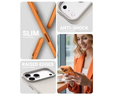„Crong Color Cover Magnetic“ dėklas – „MagSafe Apple iPhone 17“ akmens smėlio spalvos