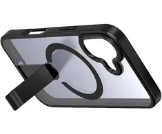 Hurtel Hybrid Armor X dėklas skirtas Apple iPhone 17 with MagSafe-compatible stand – juodos spalvos