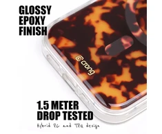 Dėklas iPhone 17 Pro Crong Deluxe MAG, tortoise