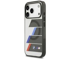 Dėklas iPhone 17 Pro Max BMW M pilkas su magnetu – patikimas pasirinkimas