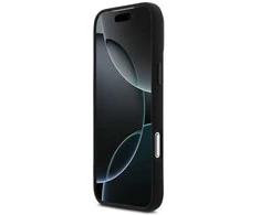 BMW M Silicon Horizontal Line MagSafe dėklas Apple iPhone 17 Pro Max juodos spalvos