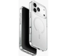 UNIQ Clario Dėklas Apple iPhone 17 Pro Max Magclick Charging skaidrus