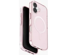 UNIQ Clario Dėklas Apple iPhone 17 Magclick Charging rožinės spalvos
