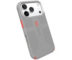 Dėklas iPhone 18 Pro / 17 Pro Speck Candyshell Grip MagSafe, pilkas