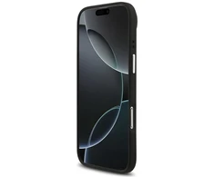 Dėklas iPhone Air Guess Grained Big 4G Classic Logo, juodas