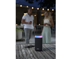 Dėklas Juodas Bluetooth garsiakalbis Hama Shine 2.0 su LED apšvietimu