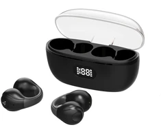 Dėklas Juodos atviros Bluetooth ausinės Sbox EB-OWS14