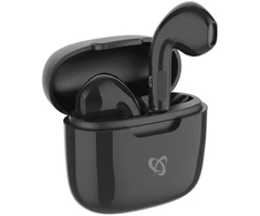 Dėklas Juodos Bluetooth ausinės į ausį Sbox EB-TWS18