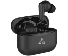 Dėklas Juodos Bluetooth į ausį įdedamos ausinės