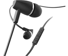 Dėklas Juodos į ausis įdedamos stereo ausinės Hama Joy
