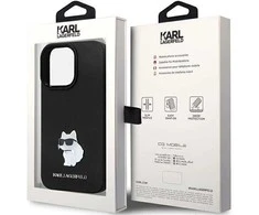 Dėklas Karl Lagerfeld Silicone C Metal Pin na iPhone 14 Pro - nuotraukos