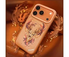 Nimmy Jeleń MagSafe dėklas iPhone 17 Pro Max - oranžinis
