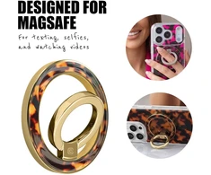 MagSafe laikiklis Crong Deluxe RING Holder, Tortoise