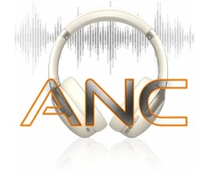 Manta HDP1001CR hibridinės ANC belaidės ausinės, kreminės
