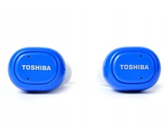 Dėklas Mėlynos Bluetooth ausinės su įkrovimo stotele Toshiba RZE-BT900E