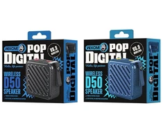 Dėklas „WEKOME D50 Pop Digital“ serija – nešiojama belaidė „Bluetooth V5.2“ kolonėlė, juoda