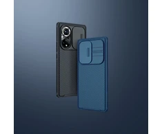 Dėklas Nillkin CamShield Pro korpusas Šarvuotas korpuso dangtelis Fotoaparato apsauga Honor 50 Pro Juodas