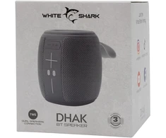 Dėklas Pilkas Bluetooth garsiakalbis Baltas Shark GBT-888 Dhak