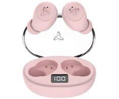 Dėklas Rožinės Bluetooth į ausį įdedamos ausinės