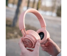 Rožinės Tellur Feel Bluetooth ausinės