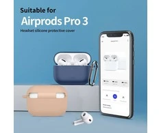 Dėklas silikoninis juodas AirPods Pro 3
