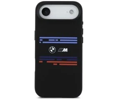 BMW M Silicon Horizontal Line MagSafe dėklas Apple iPhone Air juodos spalvos