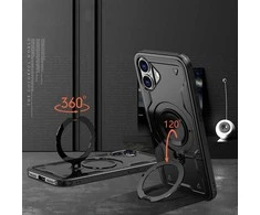 Hurtel Hybrid Armor Trendy MagSafe Apple iPhone 16 – dėklas telefonui juodos spalvos