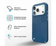Dėklas Speck Presidio2 Grip MagSafe iPhone 18 Pro / 17 Pro, Deep Sea